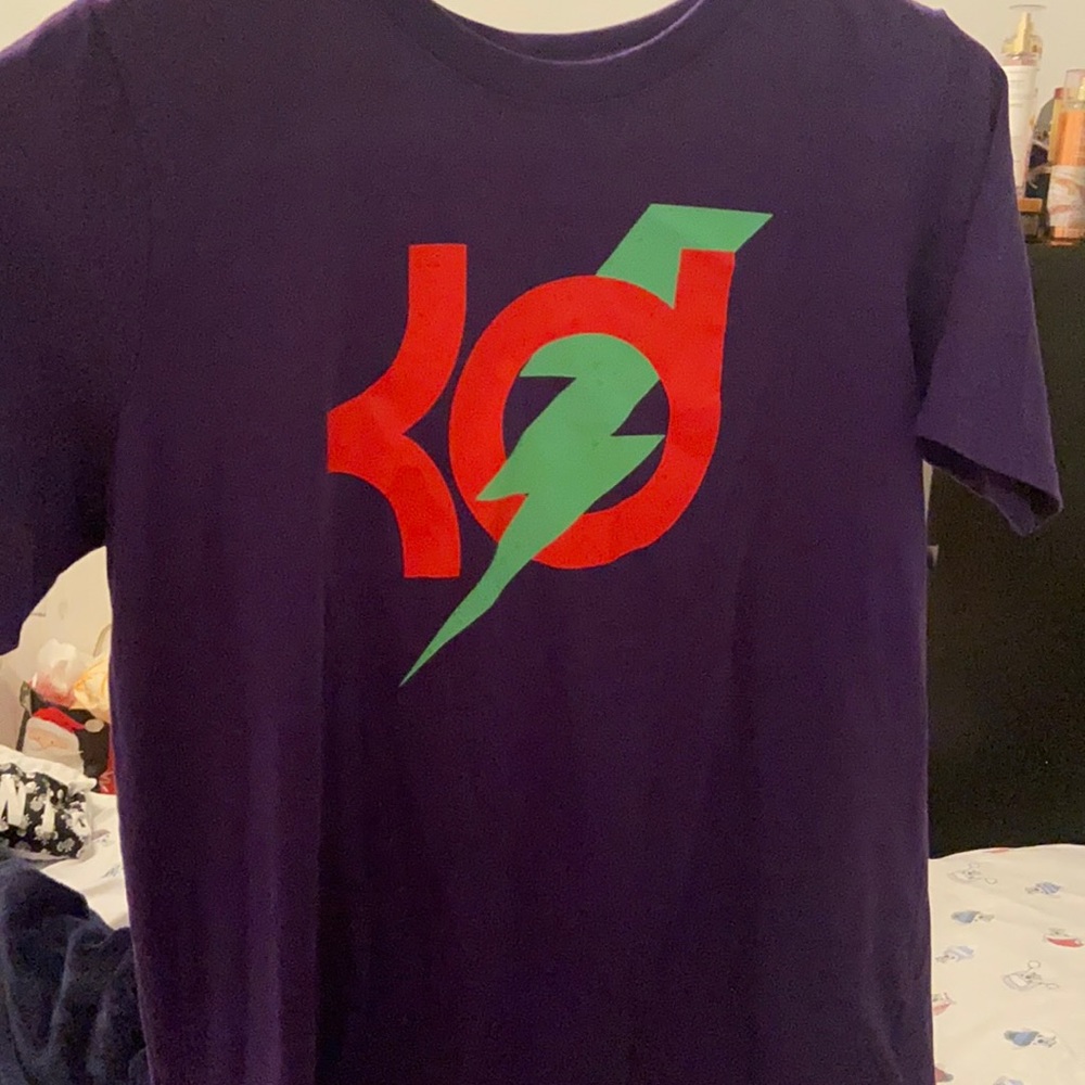 Nike short sleeve , purple green and orange , kd